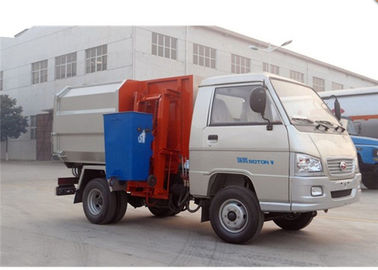 الصين FOTON 4X2 2000 Liters قمامة قمامة صغيرة شاحنة ، 6 عجلات 2cbm مصغرة شاحنة لجمع القمامة المزود