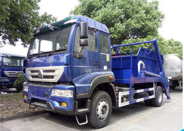 الصين SINOTRUK HOWO 4X2 5CBM سوينغ الذراع شاحنة لجمع القمامة لتنظيف القمامة في المناطق الحضرية المزود