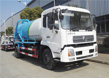 الصين شاحنة صهريج مياه الصرف الصحي فراغ ، دونغفنغ 4 × 2 6 عجلات شاحنة شفط برازي 6000L المزود