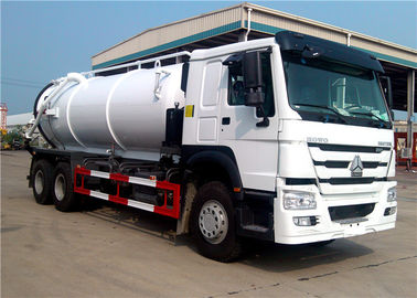 الصين فراغ شاحنة مياه الصرف الصحي ناقلة شاحنة مقطورة 10 عجلات 16000L لسينوتروك HOWO المزود