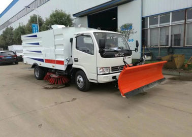 الصين دونغفنغ فراغ شاحنة كاسحة شاحنة 8000 لتر 4x2 6x4 8x4 مع مجرفة الثلج المزود