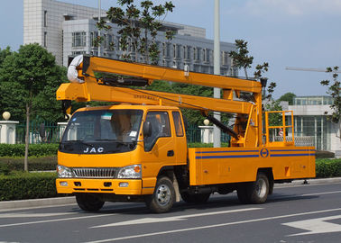 الصين JAC ارتفاع الارتفاع عملية شاحنة 4x2 12 - 25 م ارتفاع العمل للتنظيف المزود