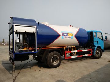 الصين HOWO 4X2 12000 لتر LPG شاحنة الغاز ، 12cbm 6 طن Bobtail شاحنة البروبان المزود