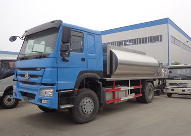 الصين HOWO 10MT شاحنة الأسفلت التصحيح 4x2 6x4 8x4 مع الفولاذ المقاوم للصدأ خزان الألومنيوم المزود
