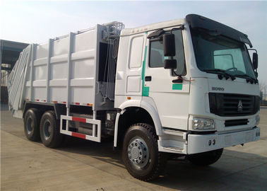 الصين HOWO 10 Wheeler Rear Loader 20CBM 20M3 Compactor ضغط مضغوط شاحنة لجمع القمامة المزود
