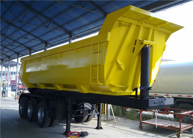 الصين 40 Ton Self Dumper Heavy Truck Trailer Rear U Shape قلابة قلابة تفريغ شاحنة نصف مقطورة المزود