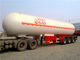 25 طن ناقلة شاحنة مقطورة 3 المحور Q345R 50000L 50M3 25T LPG ناقلة الغاز شاحنة المزود