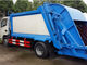 دونغفنغ 4 × 2 6cbm القمامة المطحنة شاحنة DFA1080SJ11D3 الهيدروليكية القمامة القمامة شاحنة المزود