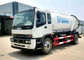 ايسوزو 4 × 2 ناقلة شاحنة مقطورة 6 عجلات 8M3 8000L فراغ خزان مياه الصرف الصحي شاحنة المزود