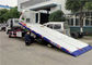 ايسوزو 4 × 2 سحب الشاحنة الصغيرة ، 6 عجلات 3 طن مسطحة شاحنة هادم لمدة سنتين / ثلاث سيارات المزود