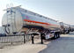 شاحنة صهريج وقود سبائك الألومنيوم مقطورة 3 المحور 42000L 42cbm خزان نقل النفط مقطورة المزود