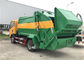 HOWO 4X2 8m3 القمامة المطحنة شاحنة 5tons جمع النفايات شاحنة القمامة المضغوط المزود