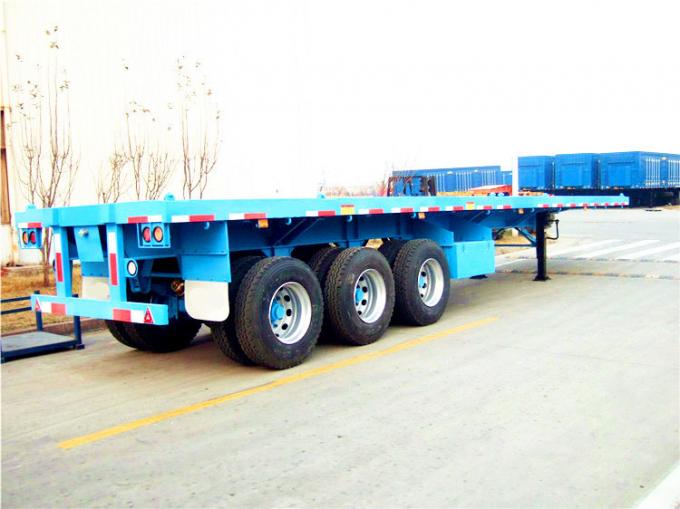الصين الشهيرة CLW 40-60 طن سرير مسطح حفارة شاحنة مقطورة وانخفاض مقطورة مسطحة