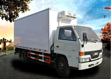الصين JMC 4X2 3 طن صندوق التبريد شاحنة سهلة التجميع مع وحدة الملك الحرارية المزود