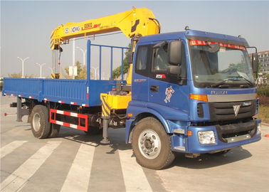 الصين الصين Sino شاحنة FOTON 4X2 شاحنة محمولة على رافعة 8 طن البضائع شنت ذراع مستقيم XCMG كرين المزود