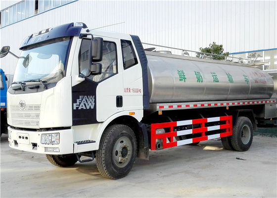 شراء FAW 4x2 6 Wheels Milk Transport Truck، Milk ناقلة شاحنة 8000L - 10000L تصنيع عبر الإنترنت