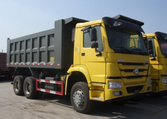 شراء ساينو تراك HOWO 6X4 تفريغ شاحنة مقطورة 18M3 ساحة الشكل / U شكل هيئة قلابة تصنيع عبر الإنترنت