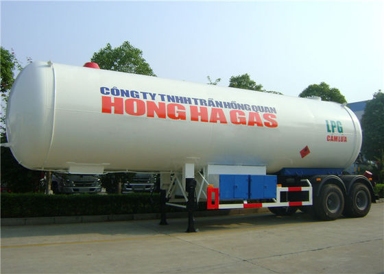 شراء 2 المحور 40000L 40M3 20 طن LPG غاز خزان مقطورة ، 56M3 LPG صهريج نصف مقطورة تصنيع عبر الإنترنت