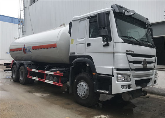 شراء 20M3 20000L Bobtail ناقلة شاحنة ، HOWO 6x4 10 Wheeler LPG ناقلة شاحنة تصنيع عبر الإنترنت