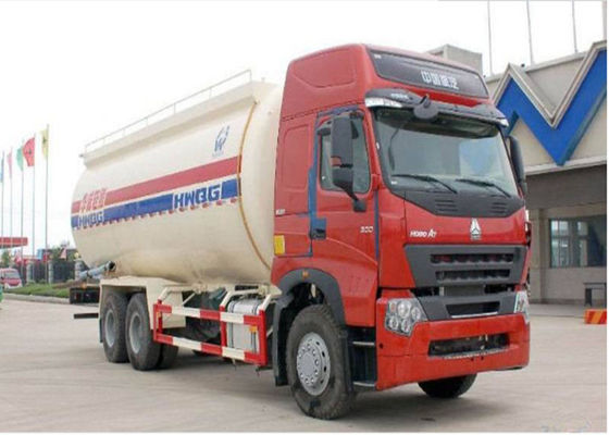 شراء HOWO Dongfeng 6X4 Cement Carrier Truck 3 محاور 18 - 36 cbm لمسحوق الفحم / الاسمنت تصنيع عبر الإنترنت