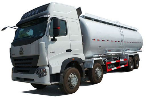شراء SINOTRUK HOWO A7 شاحنة الأسمنت السائبة 371HP 8X4 LHD 25 - 43CBM شاحنة ناقلة الاسمنت تصنيع عبر الإنترنت