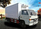 JMC 4X2 3 طن صندوق التبريد شاحنة سهلة التجميع مع وحدة الملك الحرارية المزود